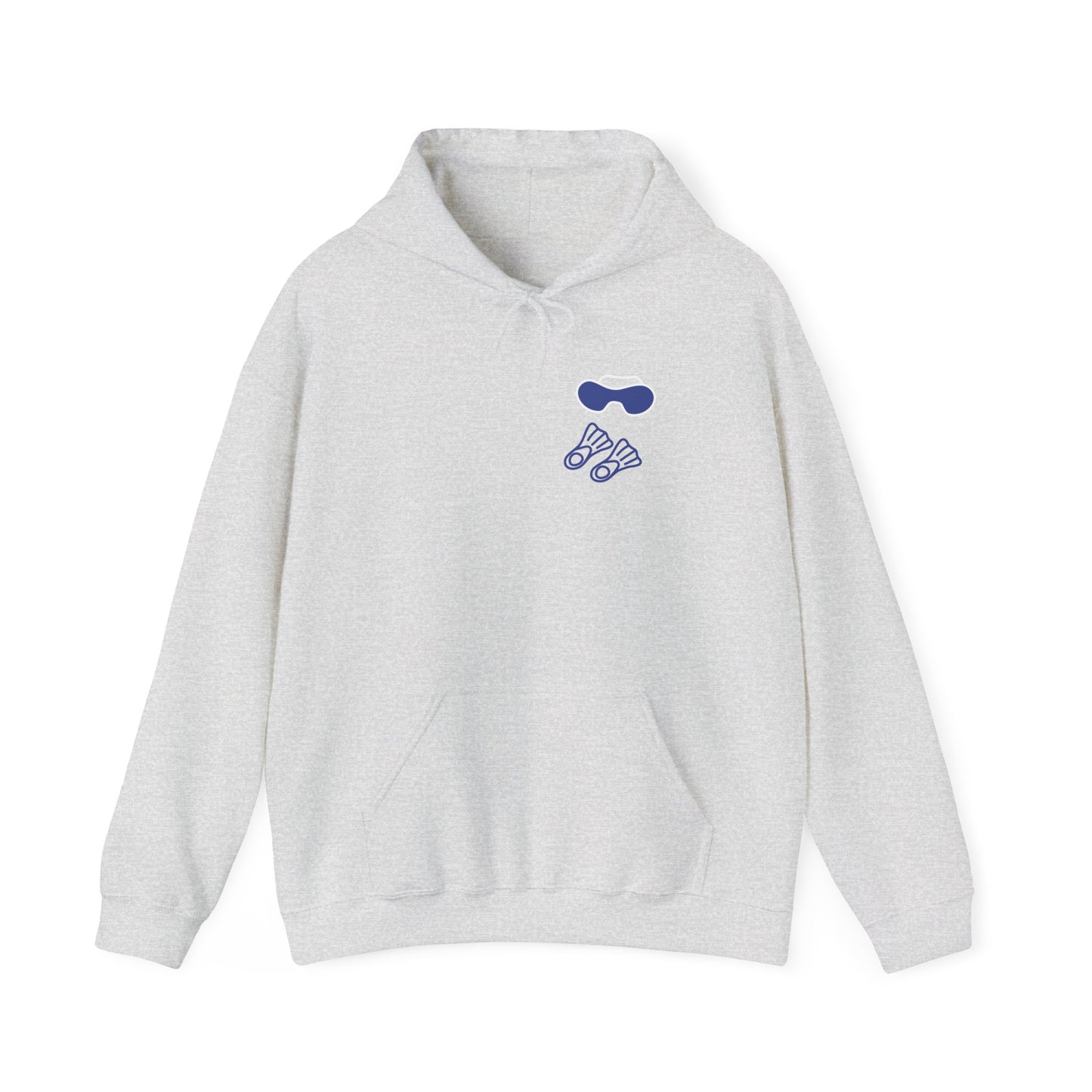 Unisex Heavy Blend™ Hooded Sweatshirt- Let's Go Scuba Diving