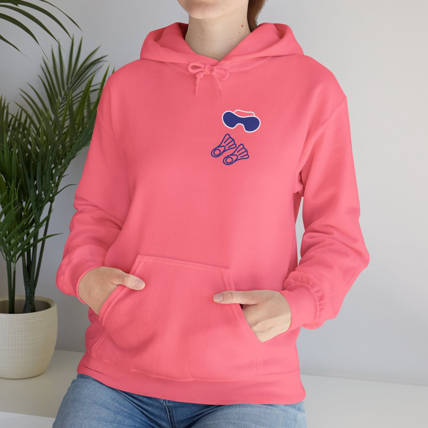 Unisex Heavy Blend™ Hooded Sweatshirt- Let's Go Scuba Diving