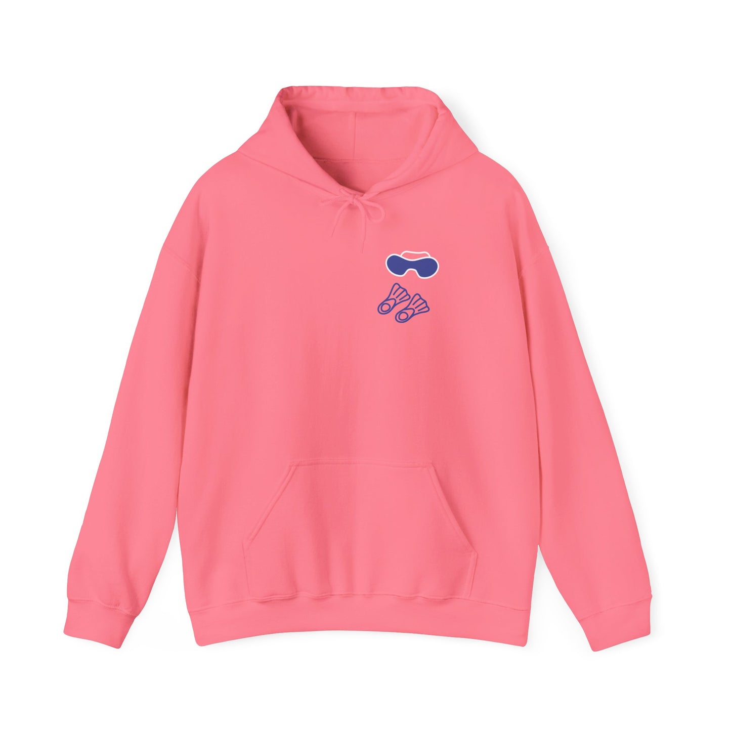Unisex Heavy Blend™ Hooded Sweatshirt- Let's Go Scuba Diving